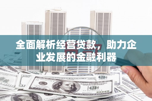浏阳全面解析经营贷款，助力企业发展的金融利器