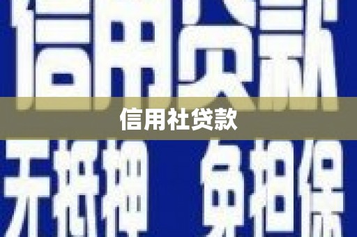 浏阳信用社贷款