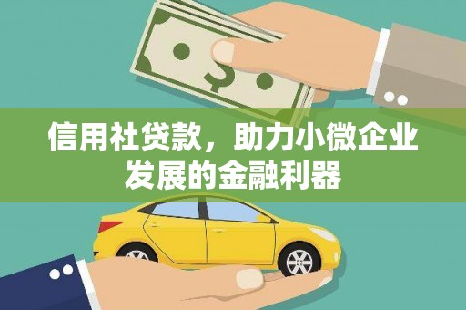 浏阳信用社贷款，助力小微企业发展的金融利器
