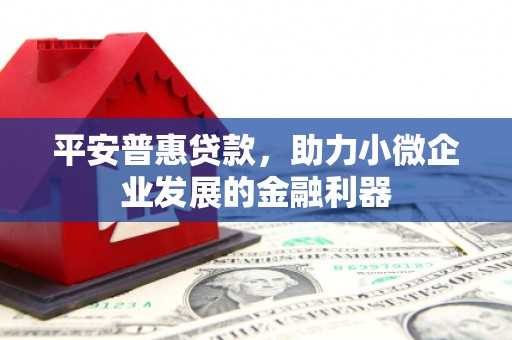 浏阳平安普惠贷款，助力小微企业发展的金融利器