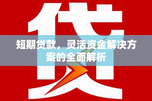 浏阳短期贷款，灵活资金解决方案的全面解析