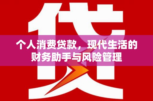 浏阳个人消费贷款，现代生活的财务助手与风险管理